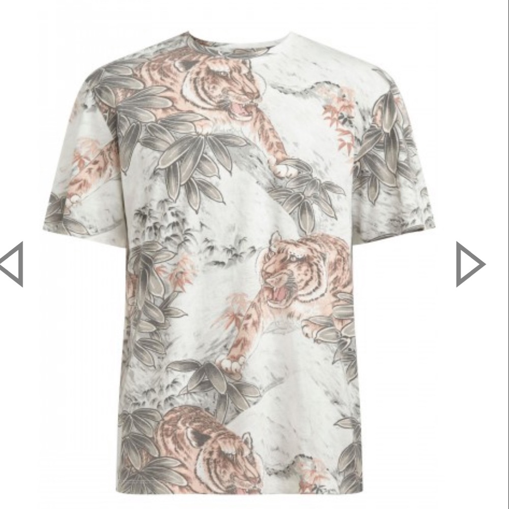 ALLSAINTS Chokai Tiger Print T-Shirt